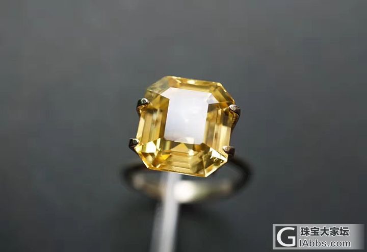 ##中颐天然无烧黄色蓝宝石##  8.88ct_刻面宝石蓝宝石中颐彩色宝石