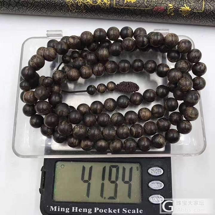 马尼拉0.8 108沉香念珠，油脂醇黑透亮，传世精品_珠串沉香