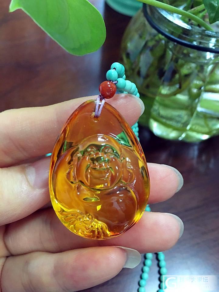 金珀佛_挂件金珀