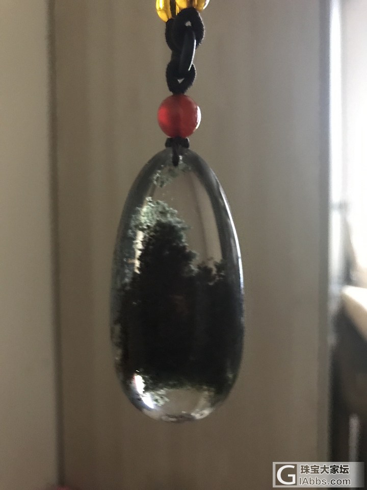 这个绿幽灵吊坠感觉买贵了_挂件绿幽灵