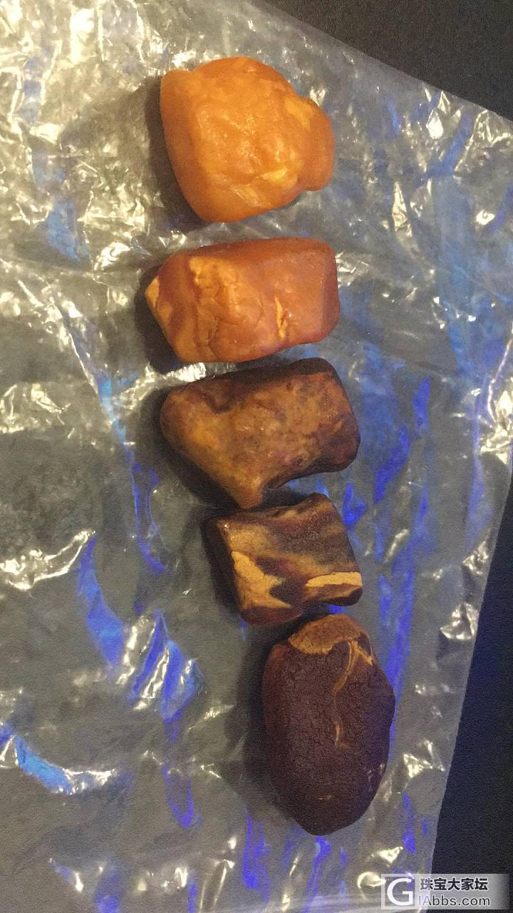 闲鱼上的全皮，真的假的呀，好便宜……小白求点评_原石琥珀