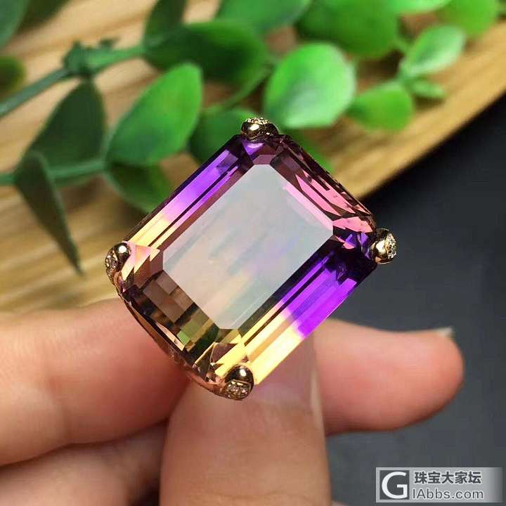 紫黄晶系列_水晶