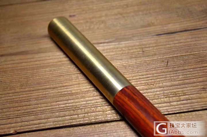 印度小叶紫檀如意棒，上等材料，鸡血红_收藏小叶紫檀