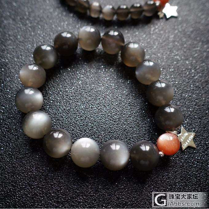黑月光银镀金耳环_耳环银