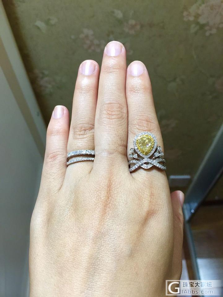黄钻戒指_彩钻戒指