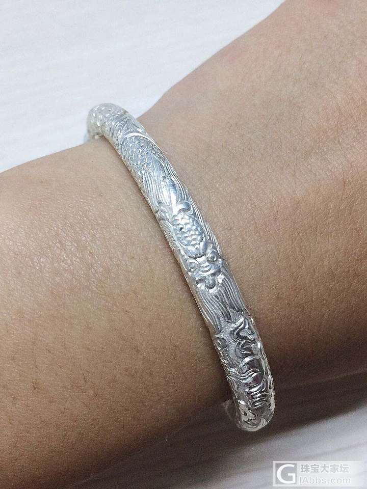 龙凤推_手镯银