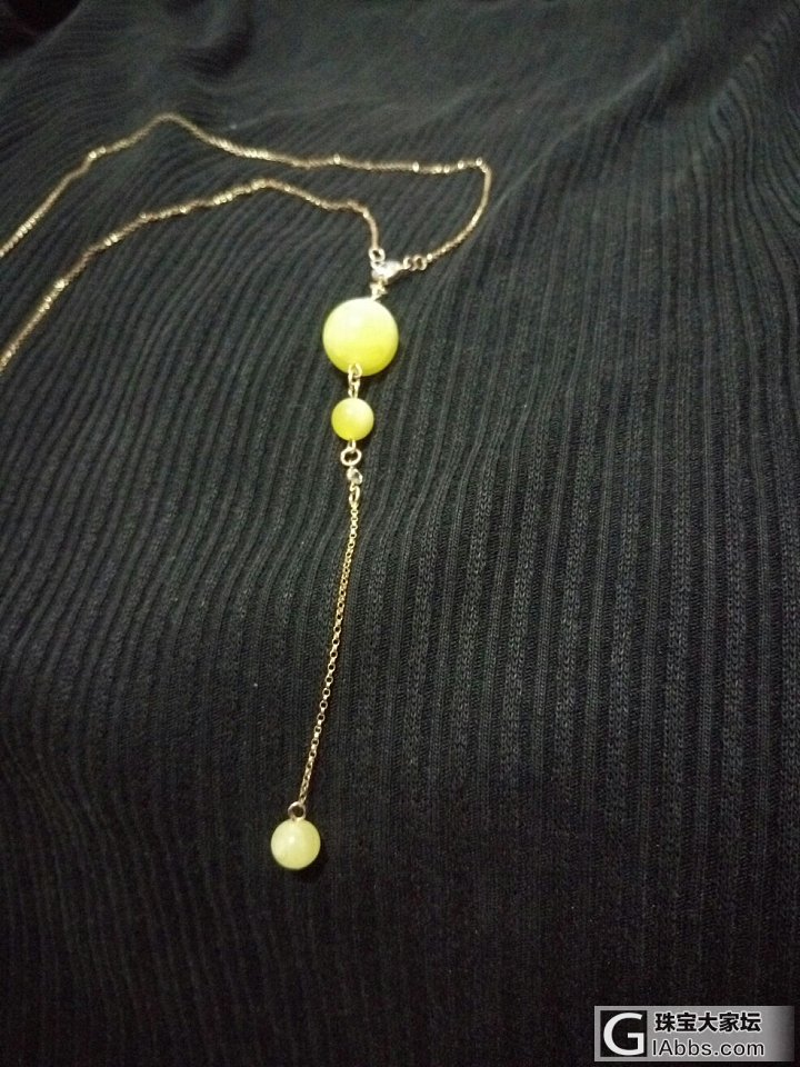 琥珀珠DIY完成，感谢大家之前帮忙看珠子是否天然_毛衣链琥珀蜜蜡
