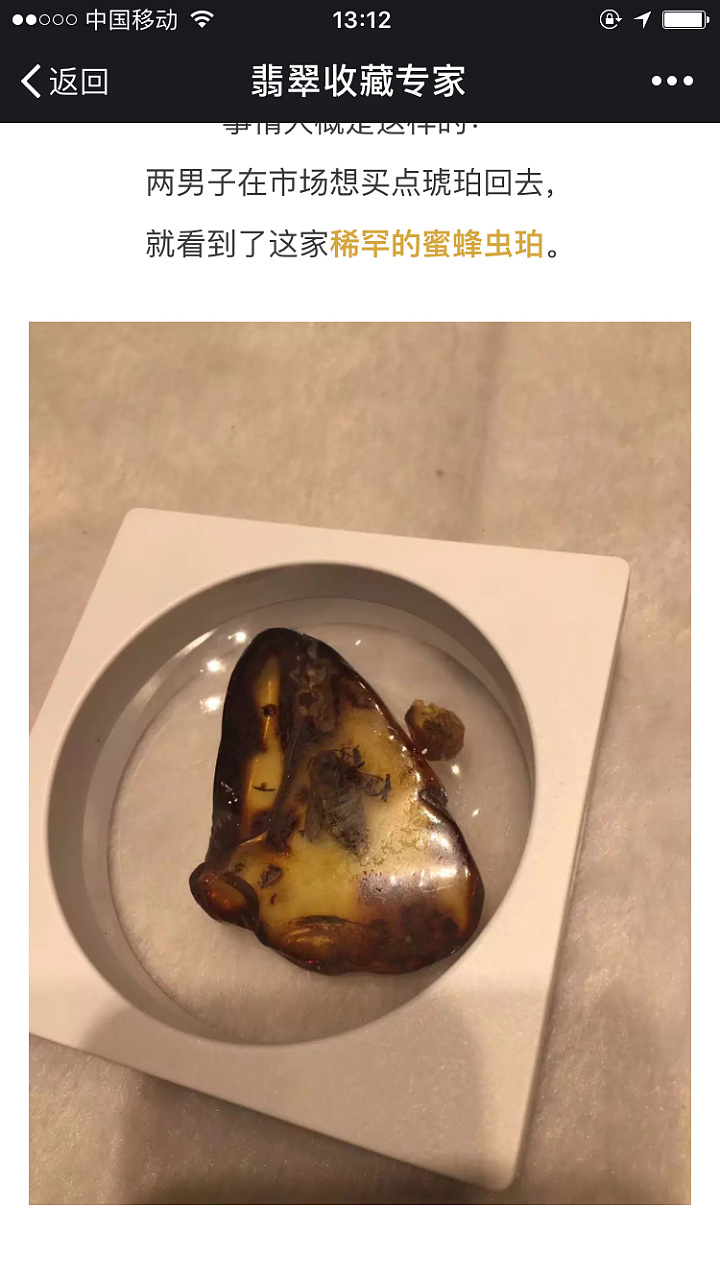 云南手镯之后，又一个琥珀帖子出来啦～_虫珀