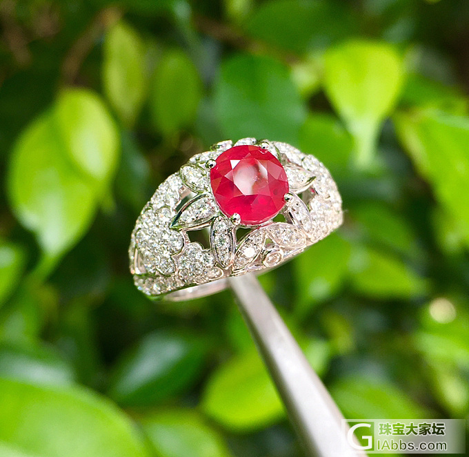 【彩馨珠宝】轻奢款式无烧红宝石戒指新品，价格有惊喜哦_红宝石
