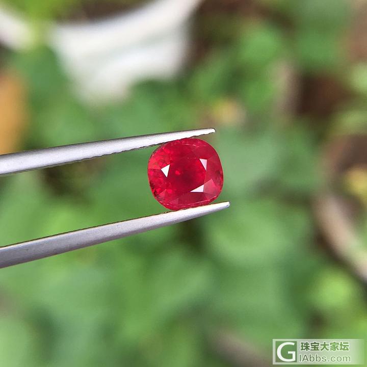 pigeon's blood ruby from Burma1.77carat_刻面宝石红宝石