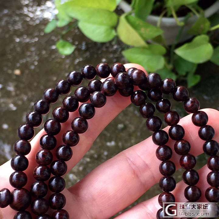 海黄老料油梨0.6*108颗手串手链，顶级材质、纹理清晰_珠串海南黄花梨