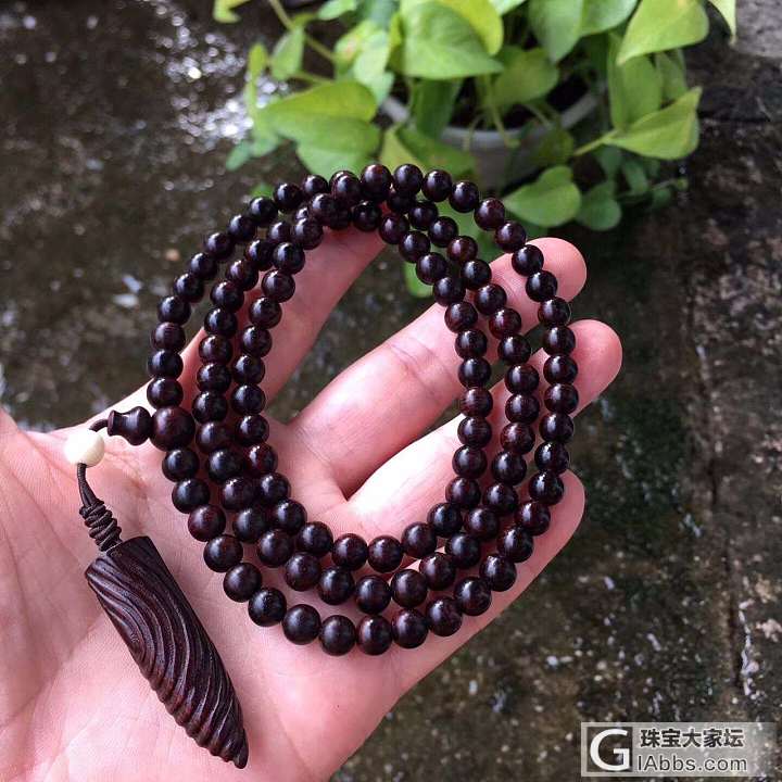 海黄老料油梨0.6*108颗手串手链，顶级材质、纹理清晰_珠串海南黄花梨