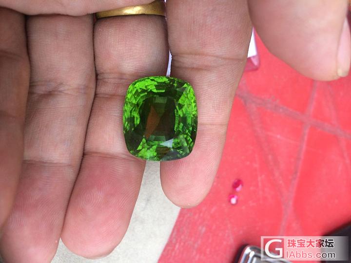 缅甸橄榄石越看越大颗，30克拉级之后是50克拉_刻面宝石橄榄石