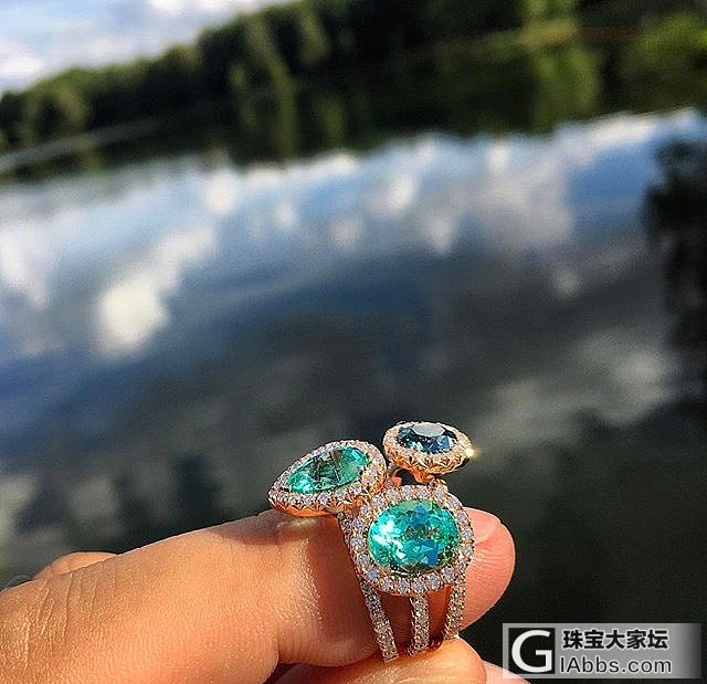 Rihanna御用珠宝切割设计师的作品----paraiba 帕拉伊巴_设计碧玺