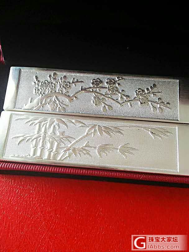 纯银镇尺_镇纸银