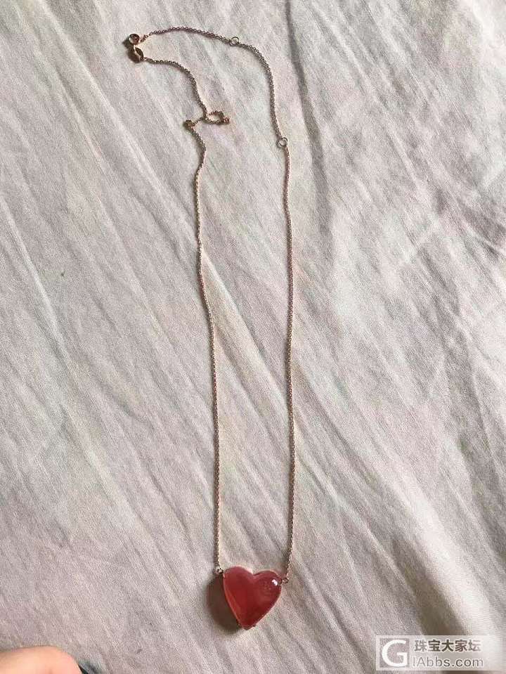 月亮代表我的心_红纹石挂件