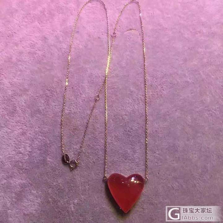 月亮代表我的心_红纹石挂件