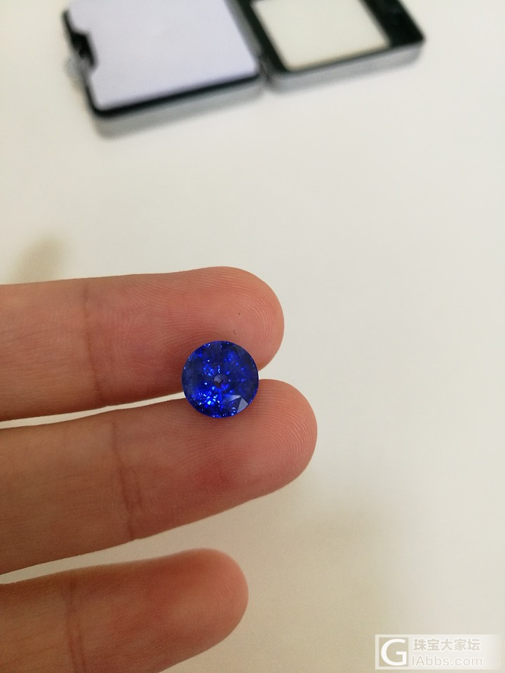终于入坑了_刻面宝石蓝宝石