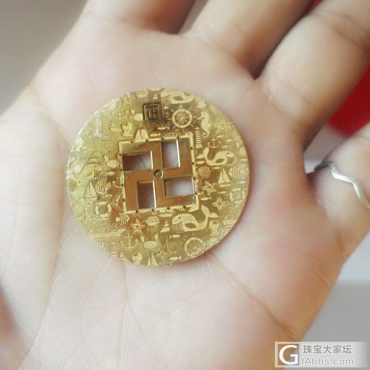 一个18k纯金表盘，大家欣赏_金工金