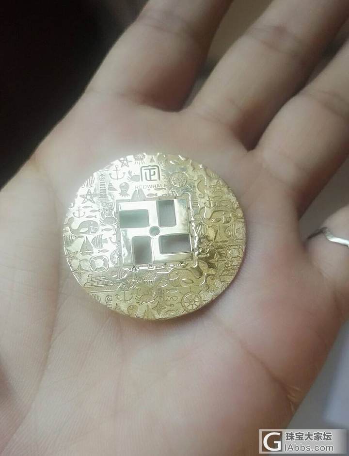 一个18k纯金表盘，大家欣赏_金工金