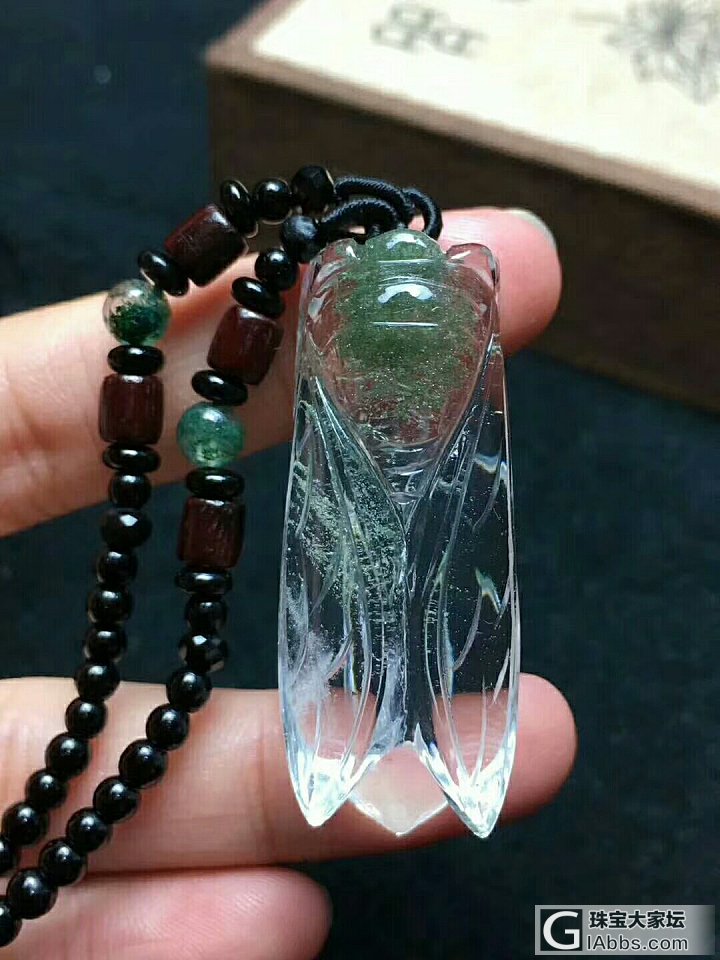 纯天然绿幽灵~~情侣装_挂件绿幽灵