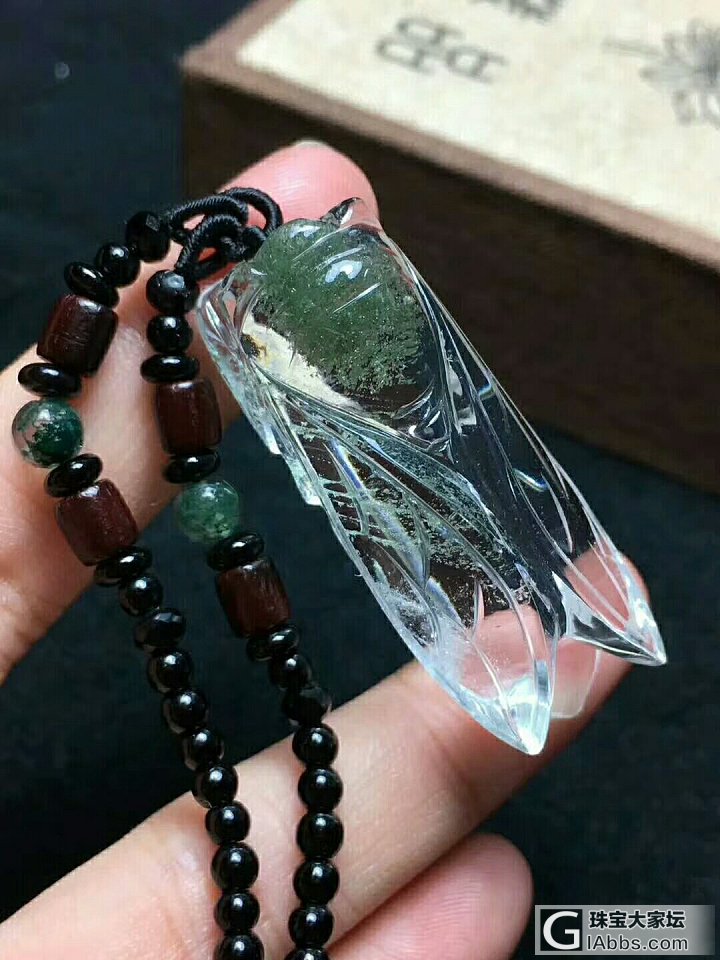 纯天然绿幽灵~~情侣装_挂件绿幽灵
