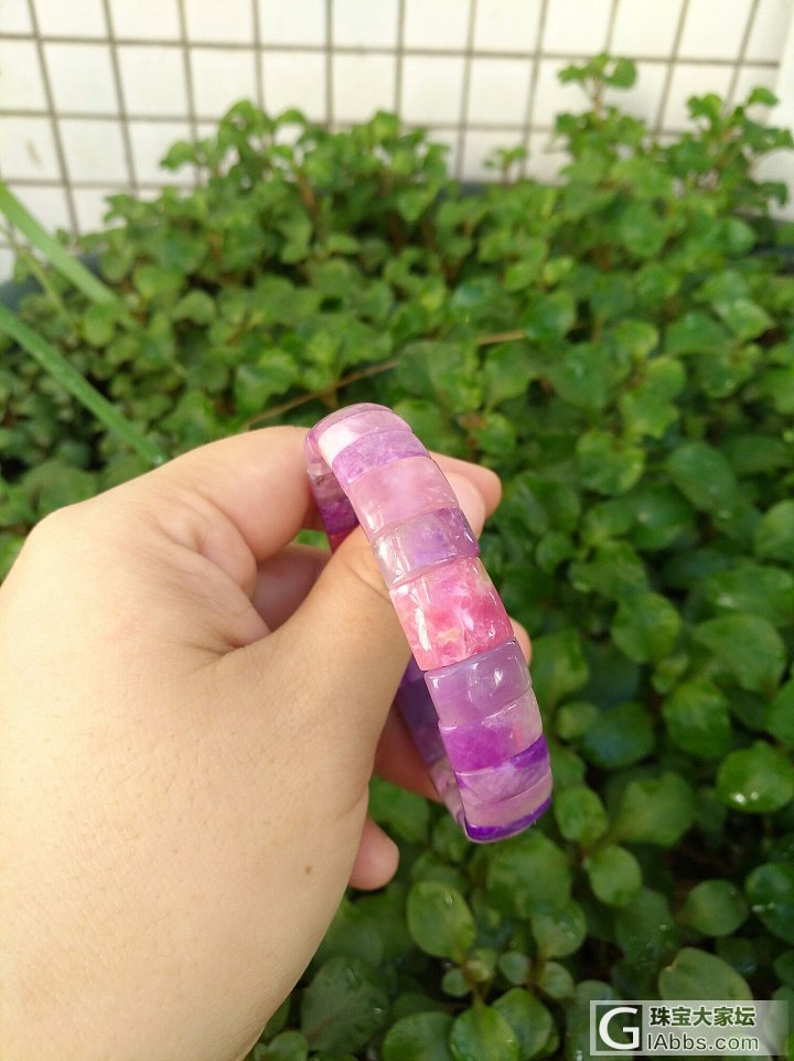 玉化皇家紫多色舒俱来手牌_手排舒俱来