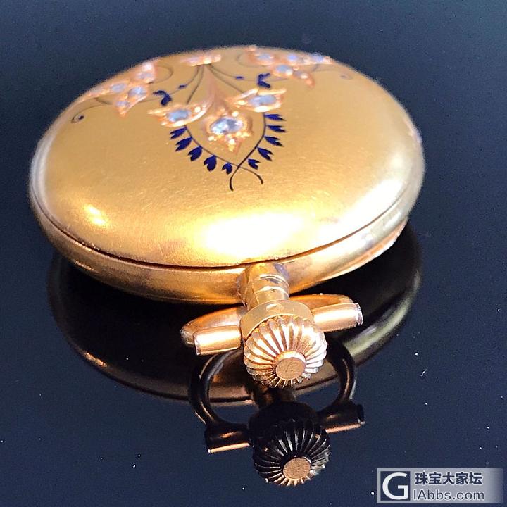 真力时古董金怀表欣赏_真力时古董钟表