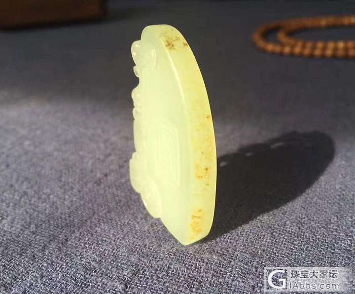 玉牌·有凤来仪_挂件和田玉