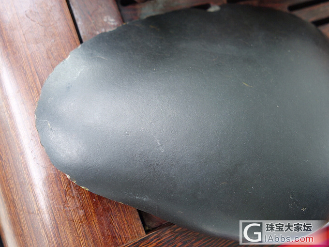 黑青算是毕业了_半成品手镯和田玉