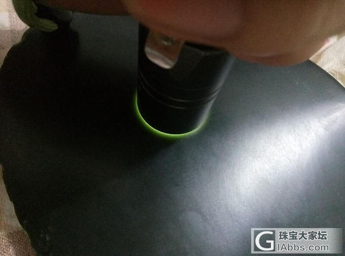黑青算是毕业了_半成品手镯和田玉