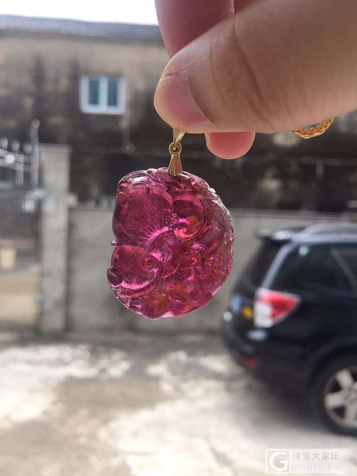放假在家，想戴啥就戴啥！_手饰吊坠925银碧玺南红