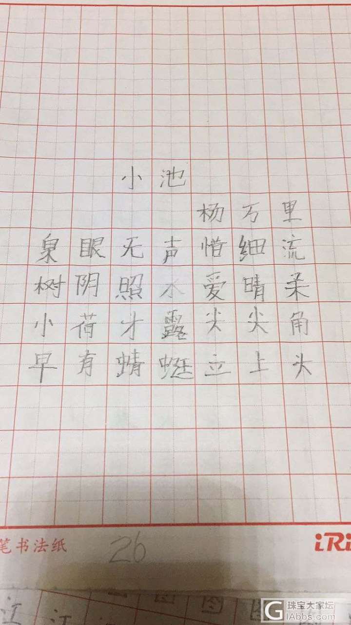 练书法_小学生