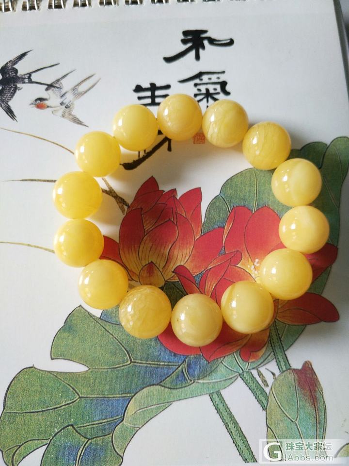 蜜蜡氧化真的挺美_蜜蜡珠串