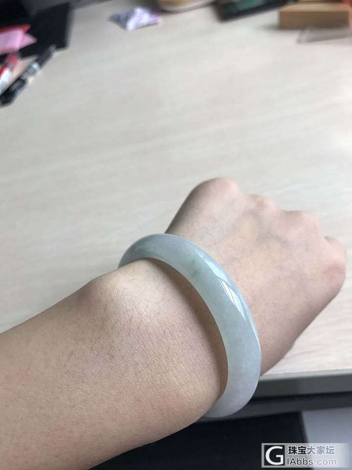 出个53圈翡翠镯子，有类似的了，低价出了吧_手镯翡翠