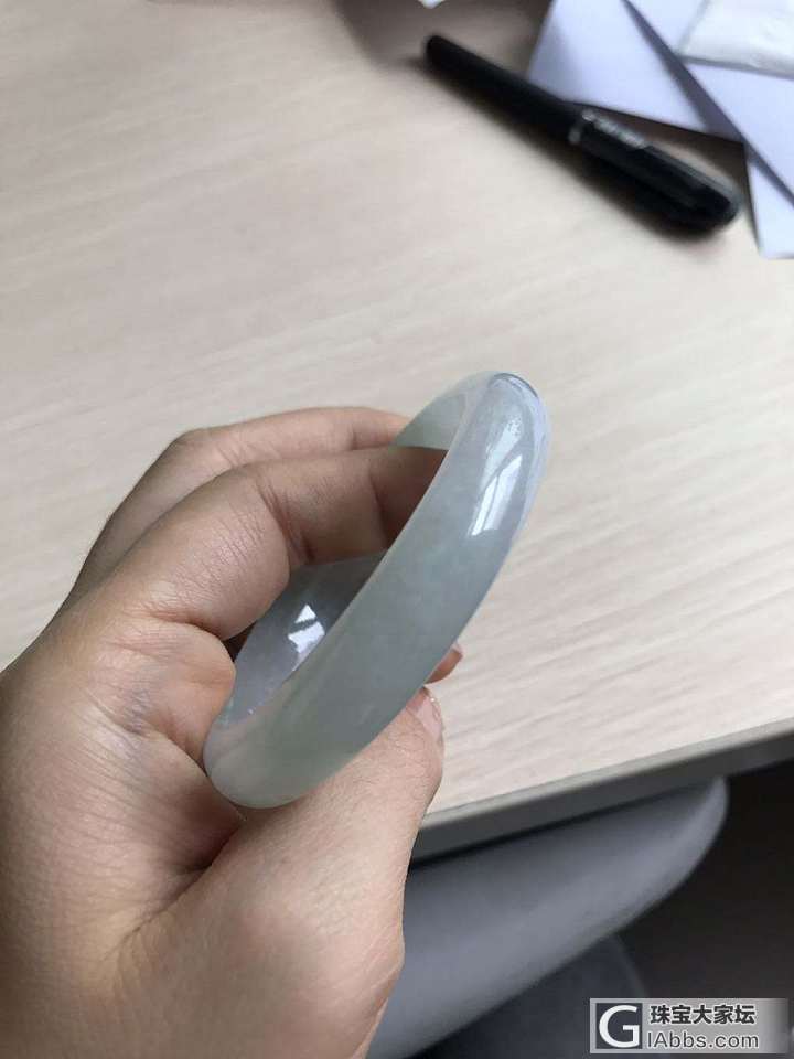 出个53圈翡翠镯子，有类似的了，低价出了吧_手镯翡翠