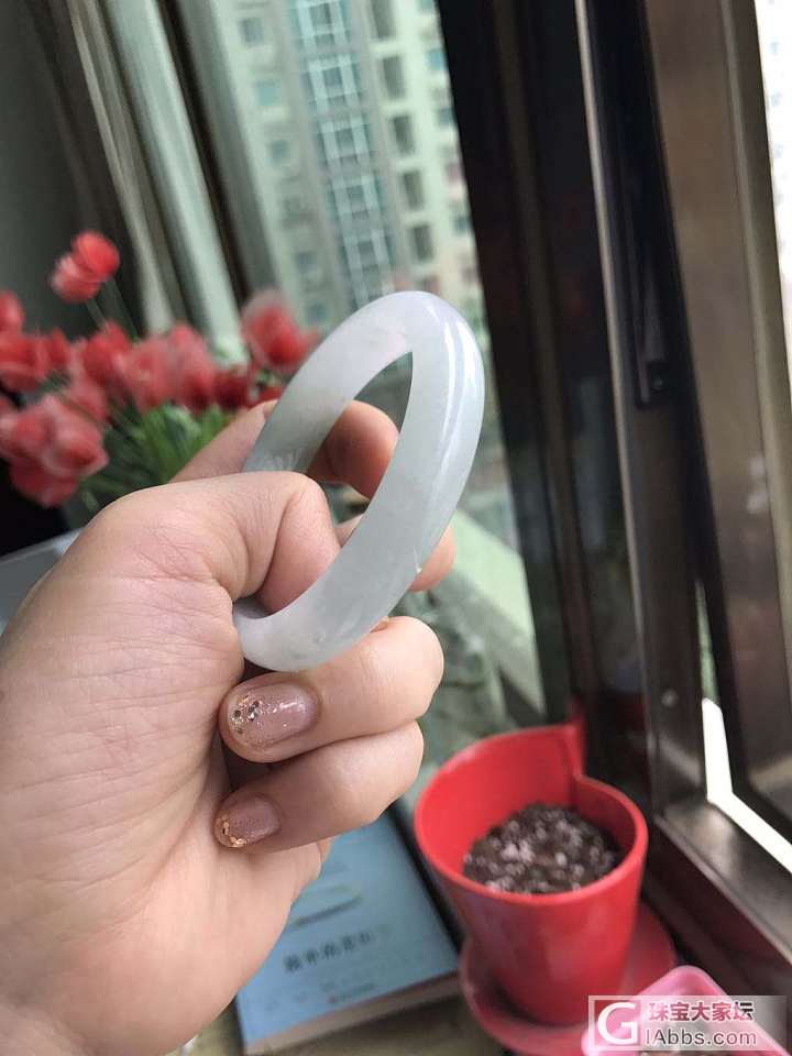 出个53圈翡翠镯子，有类似的了，低价出了吧_手镯翡翠
