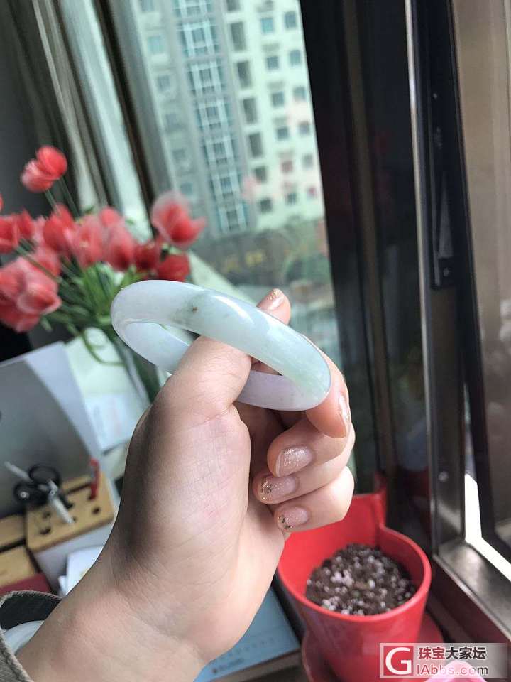 出个53圈翡翠镯子，有类似的了，低价出了吧_手镯翡翠