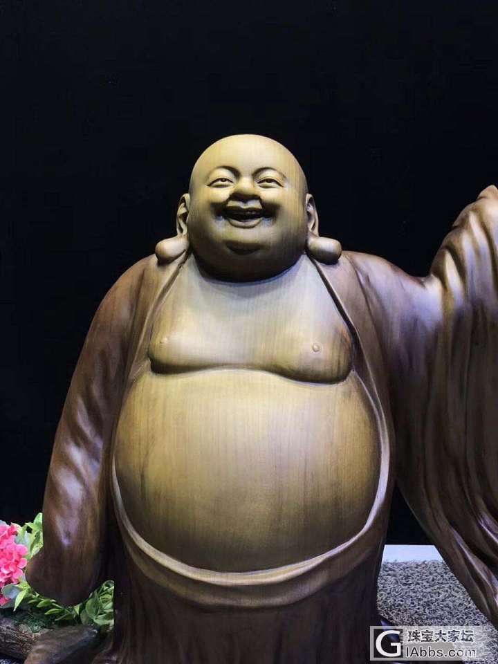 缅甸楠木招财进宝摆件 雕刻精美大气_摆件楠木