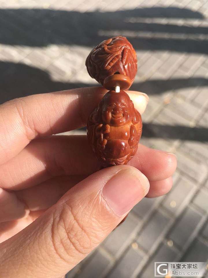 转橄榄核手串，八大弥勒_菩提子