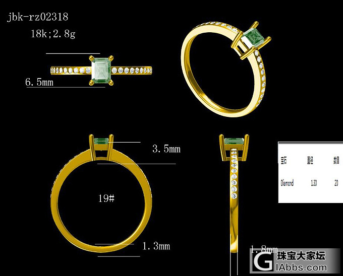 小白一个，问问祖母绿钻石怎样_异形钻