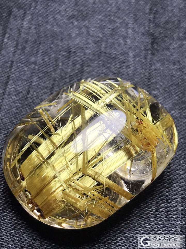 精品天然巴西雕刻钛金葫芦吊坠_挂件钛晶