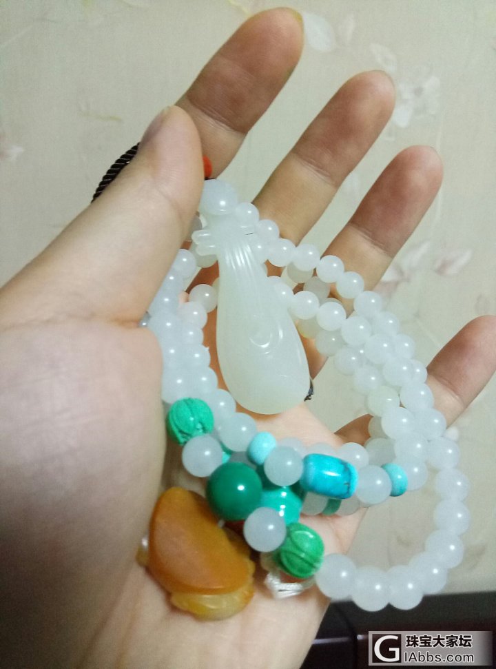 水个红包，108籽_珠串和田玉