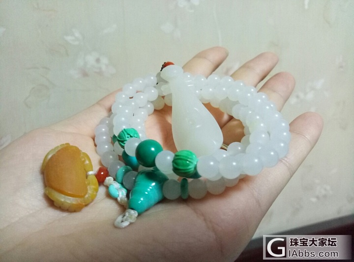 水个红包，108籽_珠串和田玉