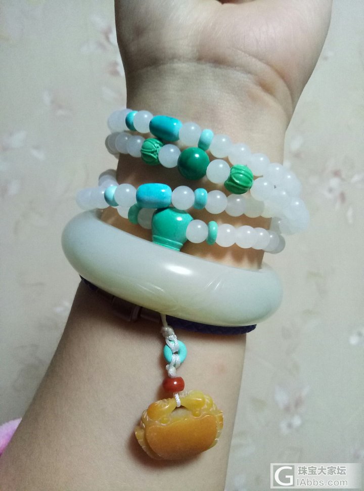水个红包，108籽_珠串和田玉
