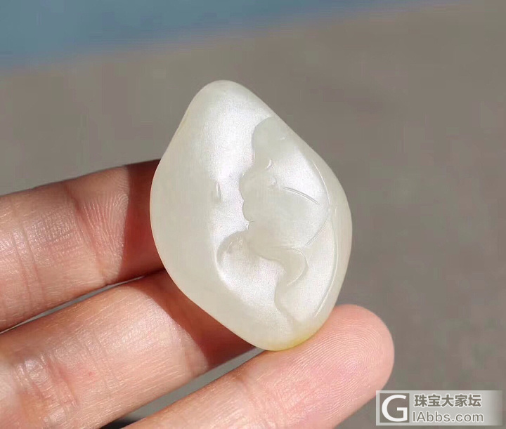 白玉籽喜事连连_和田玉挂件白玉
