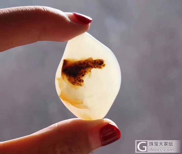 白玉籽喜事连连_和田玉挂件白玉