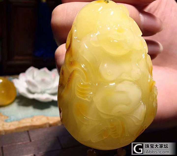 【特价】大师级作品【弥勒佛保平安🙏】_挂件蜜蜡