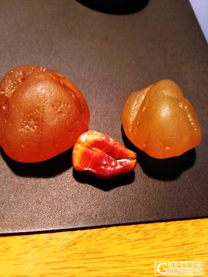 喜欢的玉髓之宝石光_原石玉髓