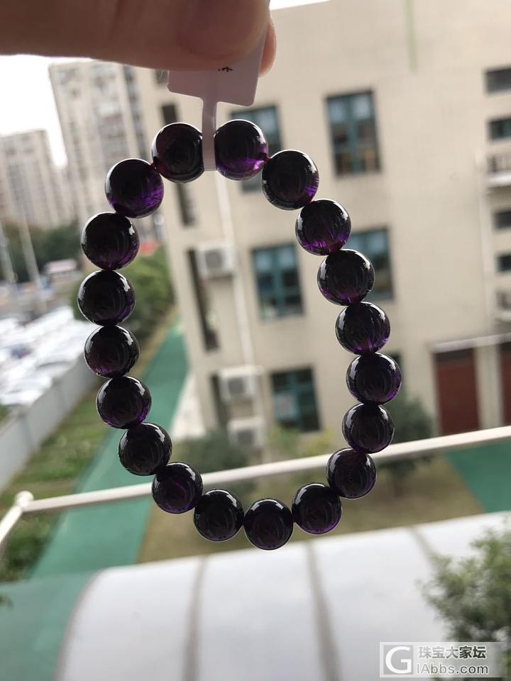 紫发晶_珠串发晶